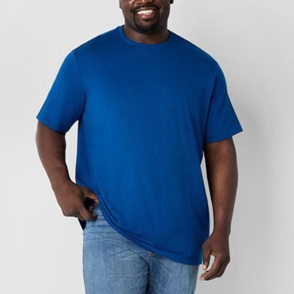 Size- 4XL St. John's Bay Super Soft Big and Tall Mens Crew Neck Short Sleeve T-S